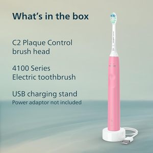 Cepillo de dientes eléctrico Philips Sonicare serie 4100, tecnología sónica avanzada, sensor de presión, dos niveles de intensidad, temporizador inteligente - Product Image 6