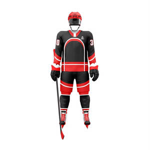 Nouveauté, vêtements de hockey sur glace personnalisés de la plus haute qualité, logo imprimé, 100% polyester, ensemble uniforme sportif pour hommes, respirant - Product Image 5