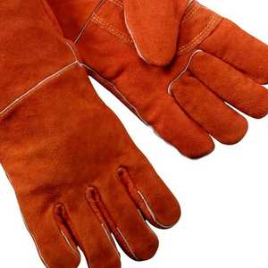 Tough Leather Grip For Ultimate Durability Tig Welding <b>Gloves</b> Breathable <b>Mesh</b> Design For All Day Comfort Tig Welding <b>Gloves</b> - Product Image 5