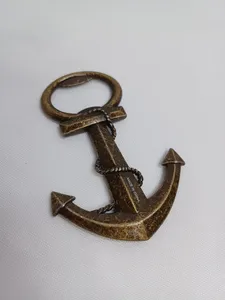 Abridor de botellas de vino de cerveza con temática Náutica de ancla, recuerdo de fiesta de boda, regalo de invitado, fundición de Metal, decoración de navegación en el océano - Product Image 2