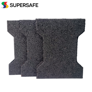 Adoquines de goma con diseño de enclavamiento, adoquines de goma absorbentes de impacto de ruido altamente duraderos, adoquines de goma para áreas de juego y equinos - Product Image 4