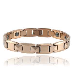 yunnique <b>Titanium</b> Steel Magnetic Bracelets Trendy Stainless Steel Men's Women's Fashion <b>Chain</b> Link Jewelry 217005 - Product Image 1