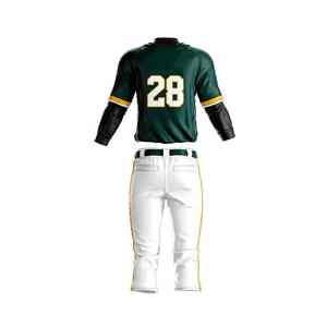 OEM Custom Team Baseball Jerseys and Pants Uniforms Breathable Polyester Wholesale Sportswear Direct Supply - Product Image 4