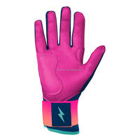 Gants de frappe de baseball personnalisés en cuir Cabretta de qualité supérieure pour adultes et jeunes, OEM ODM, logo personnalisé, fournisseur en gros