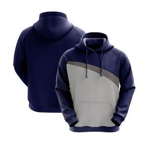 Sweats à capuche 100% coton épais pour hommes nouvelle mode hiver double couche logo brodé personnalisé premium solide 6XL bouffée vente en gros - Product Image 1