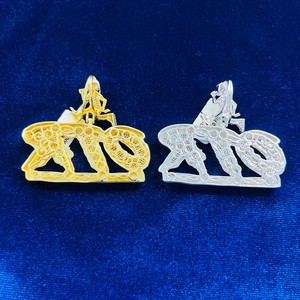 Colgantes de Plata Fina 925 con Diamantes VVS de Corte Brillante de Diseño Único, Certificados IGI, para Hombre, con Nombre Personalizado y Engaste de Canal en Oro - Product Image 6