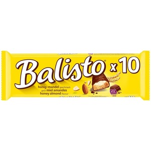 Balisto 166g Pack de 4 barres de chocolat au lait, miel et amande Emballage en vrac solide avec bonbons et noix Livraison gratuite - Product Image 4