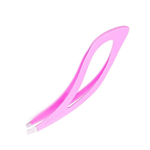 Pinzas de Cejas de Alta Calidad, Hechas a Mano, con Recubrimiento de Color Rosa, para Depilación Facial y de Cejas - Product Image 3