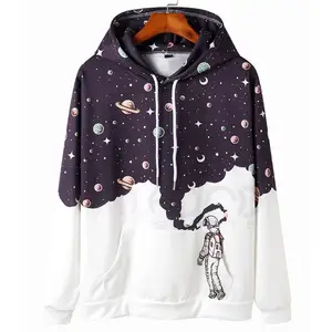 High Quality Apparel Clothing Sublimation Hoodies Streetwear Plus Size Men Sublimation Hoodies