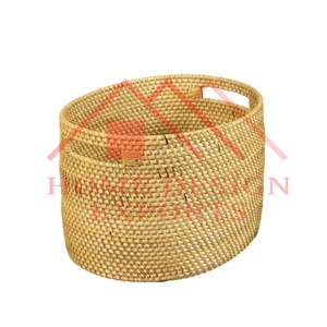 Cesta de ratán multiusos para almacenamiento y regalos Cesta de mimbre superventas Cesta de flores decorativa en forma de cuenco tradicional - Product Image 4