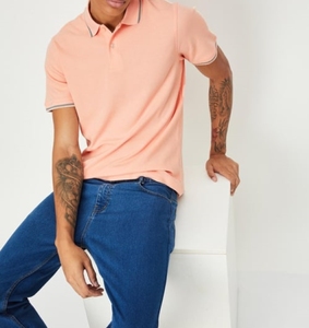 Polo en coton poly personnalisé en gros, logo personnalisé, respirant, tricot piqué, décontracté, manches courtes, haut de golf, prix d'usine, nouveauté - Product Image 1