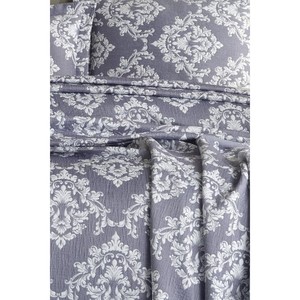 Varol Damasco Luxury <b>Single</b> Queen King Twin Size <b>Bedspread</b> Customized Microfiber Polyester Embroidery Print Plant for Home Hotel - Product Image 4