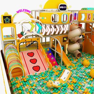 Grande aire de jeux intérieure pour enfants Toboggan Ocean Ball Simulated Kitchen & Dressing Equipment Augustine LAMY010 Model 100 Capacity - Product Image 2