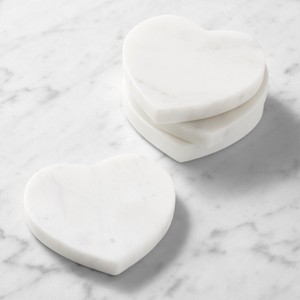 Classic White Marble Round Coaster Set Natural Stone <b>Heat</b> Resistant Drink Coasters for Coffee Tea Dining Table Home Decor - Product Image 4