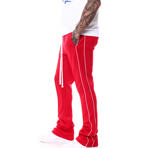 Nuevos pantalones apilados Joggers personalizados de alta calidad para hombres Pantalones apilados de tendencia para hombres de nuevo diseño - Product Image 3