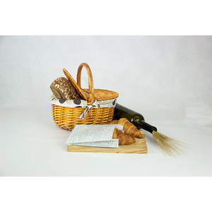 Bolsa de Papel Antigrasa con Impresión Gourmet, 12+6x20cm, 35gsm, Papel Profesional, 1000 Unidades, B2B - Product Image 1