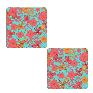 Posavasos de MDF coloridos de madera para vajilla decorativa de oficina Hotel restaurante hogar cocina mesa de comedor bebida té taza de café - Product Image 2