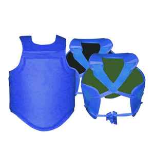 Protector de pecho de artes marciales Reversible aprobado por WKF, Protector de cuerpo sólido para Karate hecho de cuero de neopreno y PU, precio al por mayor - Product Image 2