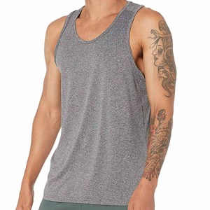 Débardeur de compression sans manches pour homme, équipement de course, séchage rapide, service OEM et ODM, débardeur et gilet de gymnastique d'été pour homme - Product Image 3