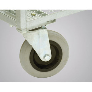 รถเข็นสวนไม้อัดแบบหนาพิเศษสำหรับต้นไม้และดอกไม้พร้อมล้อสี่ล้อ - Product Image 3