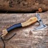 SCL High Quality Carbon Steel Viking <b>Axe</b> with Customized Wood Handle New Design for Outdoor Use for Sale - Product Image 2