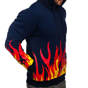 Vêtements pour hommes Offres Spéciales Logo personnalisé Mode Sublimé Pull à capuche Surdimensionné Couleur contrastée Sweats à capuche pour hommes Service OEM - Product Image 5