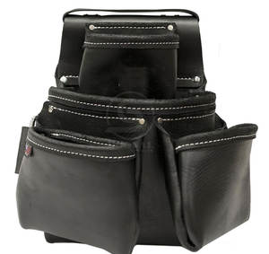 Sacs à outils en cuir de haute qualité fabriqués au Pakistan, prix de gros, utilisation en extérieur, sacs à outils en cuir en service OEM - Product Image 1