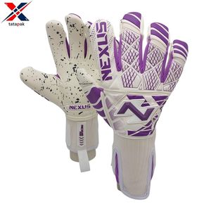 Gants de gardien de but de football personnalisés de haute qualité, cuir respirant, latex naturel, antidérapant, réglable, protection extérieure - Product Image 5