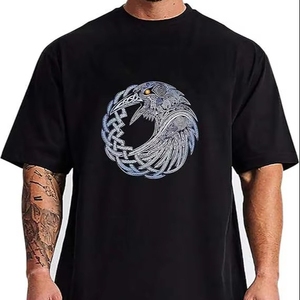 Camiseta de Alta Calidad, Ecológica, Transpirable, 100% Algodón, Unisex, Talla Grande, Secado Rápido, Diseño Personalizado con Logotipo, Color Sólido, Impresión Personalizada - Product Image 1