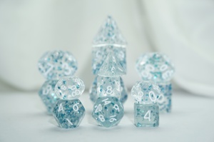 Rõ Ràng Xúc Xắc Với Nhỏ Chunk Long Lanh Bên Trong 10Mm Mini 7Pcs <span class=keywords><strong>RPG</strong></span> Dnd Trò Chơi Hội Đồng Quản Trị Warhammer Mới Phát Hành Nhà Máy Giá Xúc Xắc Bộ - Product Image 5