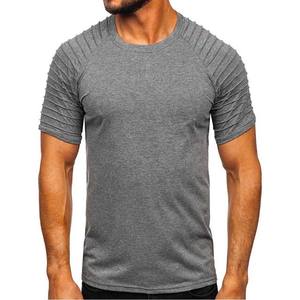 Personnalisé vierge décontracté coton séchage rapide respirant à manches courtes plaine t-shirt hommes vêtements de sport dernière conception couleur unie t-shirts - Product Image 5