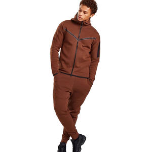 Ensemble deux pièces de jogging et sweat à capuche pour hommes, survêtements imprimés Streetwear personnalisés, style propre personnalisable - Product Image 1