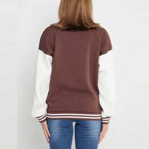 Vente directe de vestes universitaires unisexes personnalisées brodées, de haute qualité, coupe-vent, en laine et polyester, couleurs personnalisées - Product Image 3