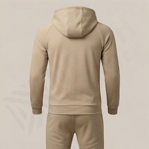 Ensemble de survêtement pour homme OEM ODM, jogging respirant, design personnalisé, logo, 100% coton, ensemble décontracté deux pièces, vêtements de sport pour la salle de sport - Product Image 2