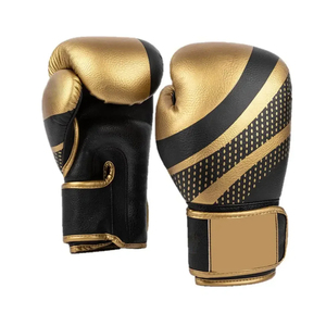 Guantes de Boxeo de Cuero Premium de Diseño Personalizado OEM de 15oz para Entrenamiento de Boxeo con Acolchado Ajustable en la Muñeca - Product Image 3