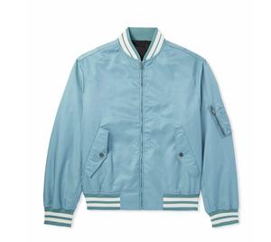 แจ็คเก็ตบอมเบอร์คุณภาพสูง ปักโลโก้ตามสั่ง ขายส่ง เสื้อกันหนาวแบบมีปกตั้ง ตกแต่งด้วยลายปัก สำหรับผู้ชาย พร้อมโลโก้ตามสั่ง - Product Image 1