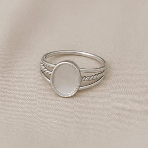 Base para Anillo Triple Banda 2025 con Bisel Ovalado, Aro de Plata 925 para Fabricación de Joyería DIY, Base para Anillo Hecho a Mano para Mujer - Product Image 2