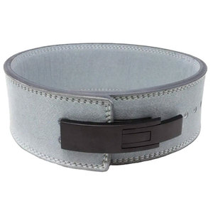 Cinturón de palanca de levantamiento de pesas de cuero de vaca de alta calidad personalizable gimnasio Fitness entrenamiento soporte de seguridad con hebilla de logotipo - Product Image 3