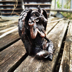 Statue Magiche in Resina per Decorazioni da Tavola di Halloween, Spiriti Religiosi, Capra di Montagna Nera, Streghe, Satana, Demonio - Product Image 2