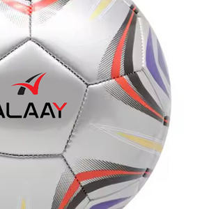 Alaay Nouveau design Ballon de football en cuir PVC épais Taille 5 pour l'entraînement en club - Product Image 4