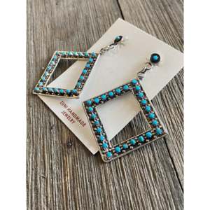 Vintage 18K Gold Plated <b>Shell</b> Drop Earrings with Freshwater Pearl Geometric Design - Product Image 2