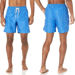 Pantalones cortos de entrenamiento elásticos para hombre de tendencia, nuevo diseño de calidad superior, cintura elástica cómoda para la playa, pantalones cortos para hombre con bolsillos laterales personalizados - Product Image 5