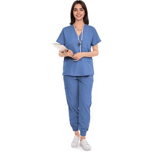 Venta al por mayor moderna médica Scrubs Set Doctor Enfermera Hospital Quirúrgico uniforme Jogger Pantalones Top logotipo personalizado Premium Unisex - Product Image 1