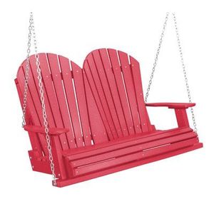 Balançoire en bois de porche pour adultes et enfants avec cordes de suspension durables finies en teck et expérience apaisante en plein air - Product Image 2