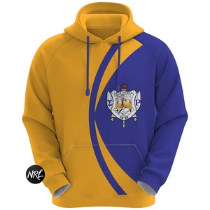 Sweat à capuche pour homme imprimé sur mesure Phi Beta Sigma Fraternity 100% coton Hiver Surdimensionné Streetwear - Product Image 1