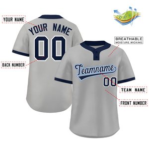 Custom Baseball Jersey <b>Cropped</b> Street Style Button Up Softball Shirt Youth Fit Quick Dry Mesh Vintage Embroidered USA Design - Product Image 4