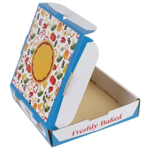 Vente en gros de boîtes à pizza en carton ondulé de 8 pouces Matériaux recyclés écologiques Portable étanche pour les expositions Supermarchés - Product Image 3