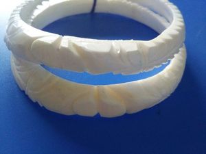 100% Brazaletes de cuerno de búfalo de alta calidad Pulseras Joyería a precios asequibles, brazalete hecho a mano Pulsera para mujeres de SCI - Product Image 2