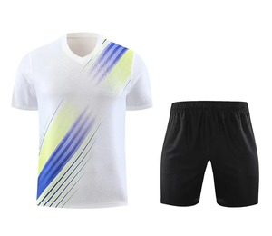 Camiseta de fútbol Hombres y niños Juegos de visita en casa Camisetas de fútbol kits Uniforme de manga corta ropa de entrenamiento - Product Image 2