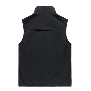 Chaleco deportivo transpirable de poliéster 100% para hombre, ropa deportiva ligera de secado rápido sin mangas para gimnasio, correr al aire libre - Product Image 4